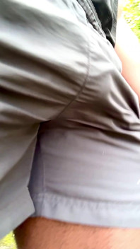 Look at That Monster Go as I Walk in Shorts Commando