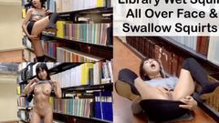 Littlesubgirl: Knihovna Mokré stříkání po celém obličeji a polykání stříká!