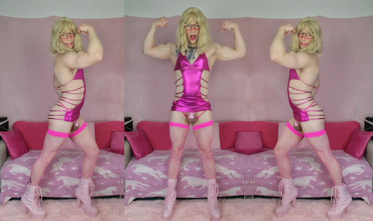 Sissy Adventures: Chantal, barbie musclée