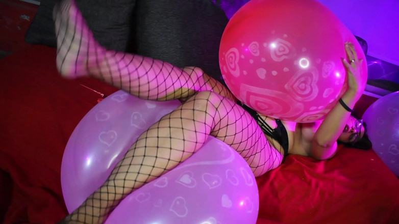 melu_world: Visnetten massa knal grote 24in hart ballonnen - Bunny Looner