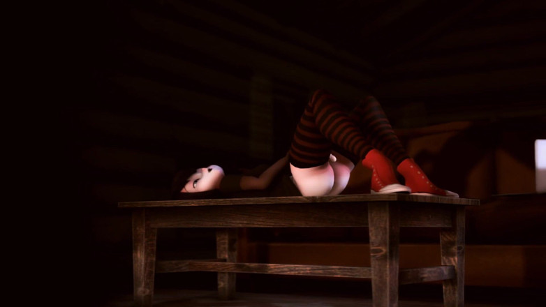 Velvixian 3D: Mavis usando seu vibrador