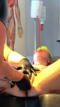 T-boy Gets Femdom Nurse Clinic Check up