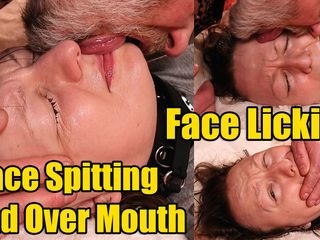 Arya Grander: Face Licking, Spitting, Hand Over Mouth Domination