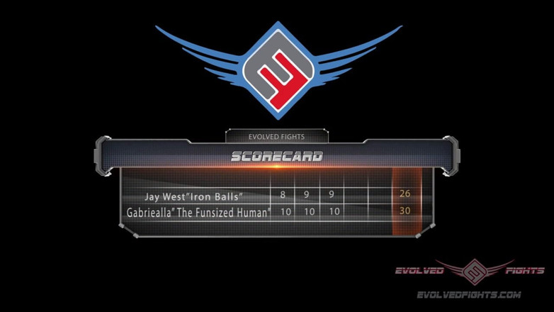 Evolved Fights: Gabriella Paltrova ve Jay West gabby'nin sadece domine ettiği yer