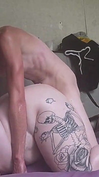 BBW Enjoys Cock