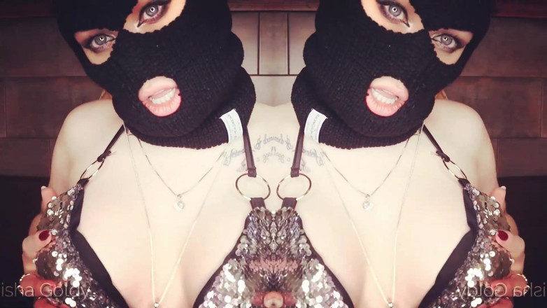 Goddess Misha Goldy: Ospitato da gangster sexy con belle labbra!