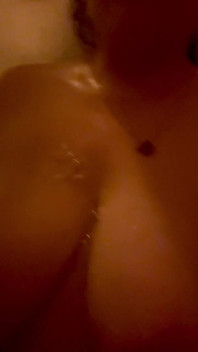 Pregnant Washing My Titties in the Shower