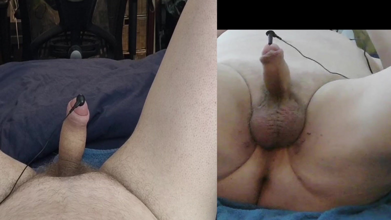 Player026: E-stim, Wank a Cum Fountain