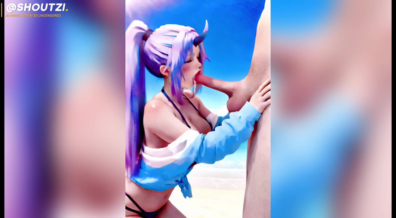 Shoutzi Anime Hentai3D Uncensored: Shion с того времени я перевоплотился как слизь, делает идеальную глубокую глотку с вашим длинным пенисом и глотает всю твою сперму