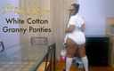 Miss Safiya: White cotton granny panties