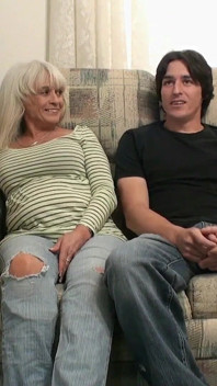 Tiny BBW Smoking Stepmother and Stepson Fuck for Science