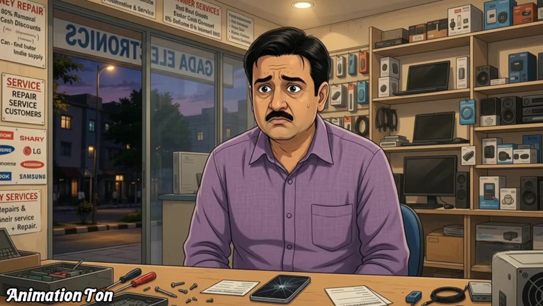 AnimationTon: Jeetu lost control - Bhavna Jis einsame nacht wird schmutzig
