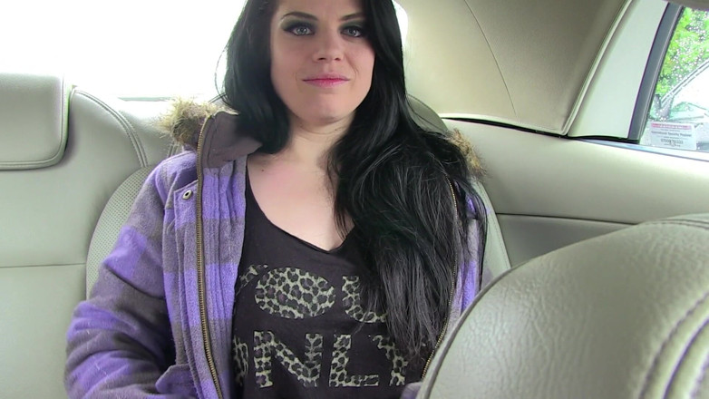 Kinky Porn Freaks: Lucia Love gets naked in a car and pisses outdoor