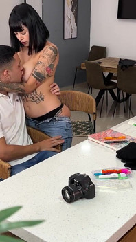 Colombian Model Seduces Her College Classmate - Luna Vitaler & Max Betancur