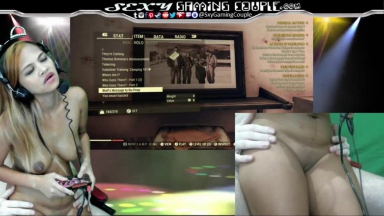 SexyGamingCouple: Follando a mi esposa asiática milf caliente mientras juega - final...