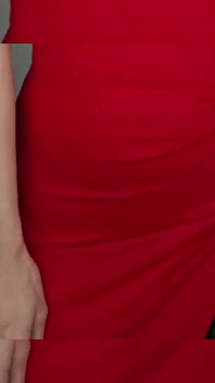 Red Dress and Stockings