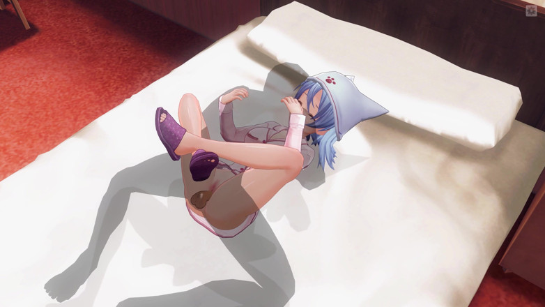 H3DC: 3D HENTAI Step sister in pajamas gets creampie in pussy