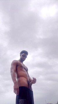 Naked on the Beach Masturbating
