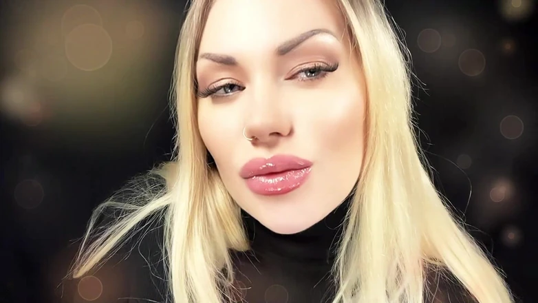 Goddess Misha Goldy: Addicted to My Kiss - Lip Worship Like Never Before