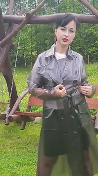 Fucking My Nyloned Ass on the Swing
