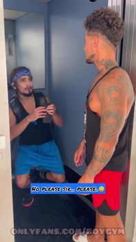 I Discover This Latin Boy in the Elevatormy Big Cock Fucks Him