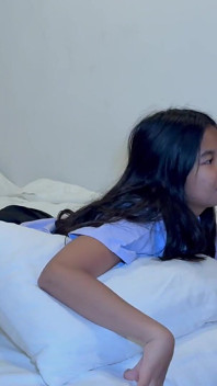 18yo Thai Student in College Uniform Get Fucked by Big White Cock