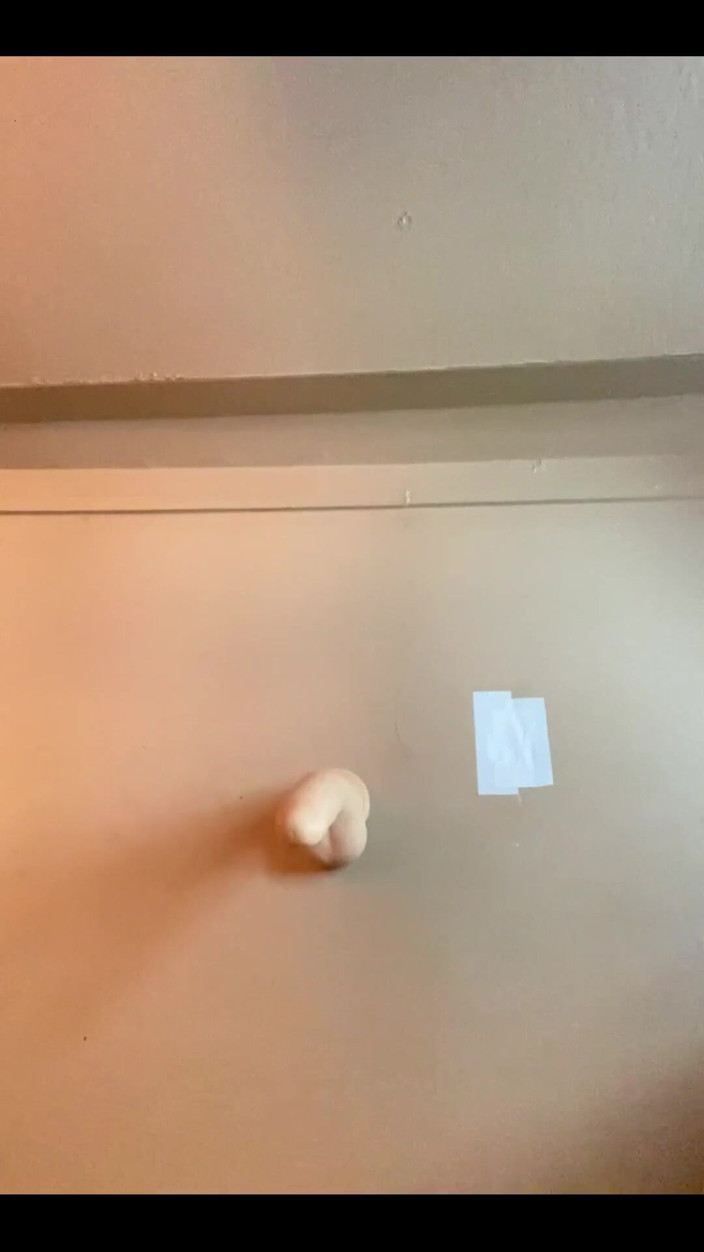 CosmicJones88: Front View of Me Fucking Wall My Big Belly Hanging...