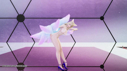 3D-Hentai Games: [MMD] Чунг Ха - Play Kda Ahri сексуальный танец обнаженной лиги легенд без цензуры, хентай