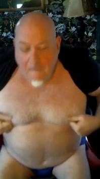 Bear Jerks! Jerking to a Hot Video From a Fan!