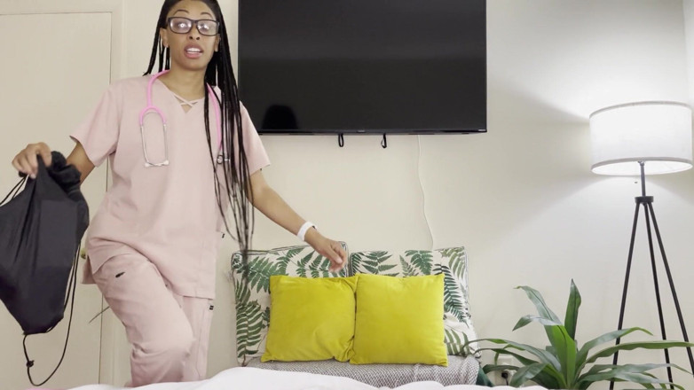 Pink Foxx: Nurse Foxx Stern with You