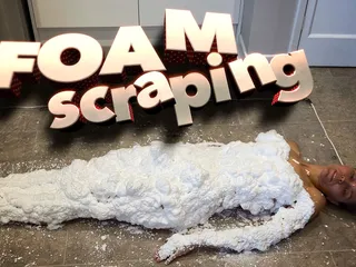 Wamgirlx: Foam Scraping Wam (wet and Messy)