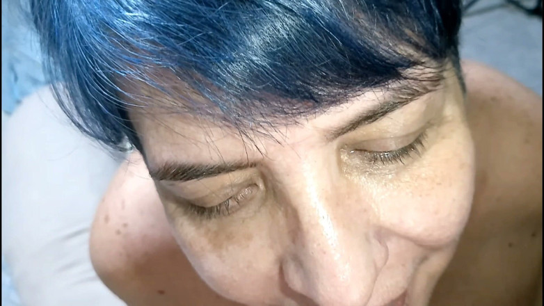 MaturecoupleVe: POV with Beautiful and Funny Granny with Cumshot in Her...