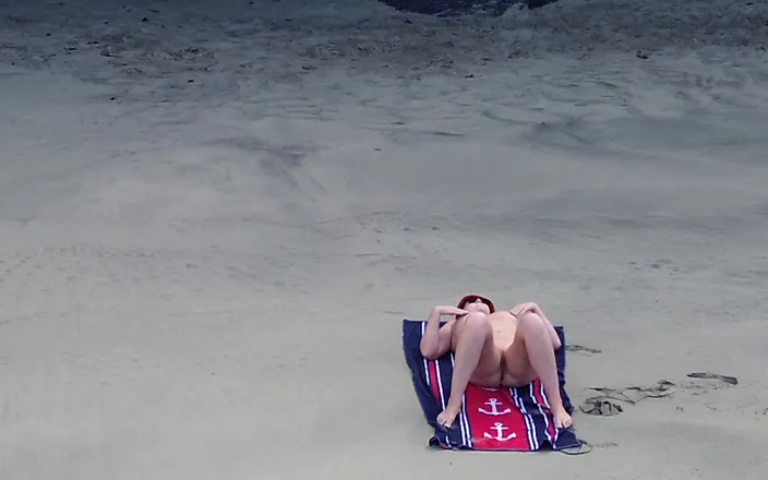 Emma Voyeur: Sensual Nude Beach Goddess Captured by Drone - Ultimate Aerial Beauty