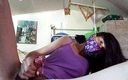 Sandry Kate: masturbation with my dildo and a very milk cumshot