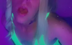 Sexy lingerie rave menina
