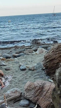 #2 Flashing My Pussy in Front of a Guy in Beach and He Helps Me Squirt - It's Very Risky - Misscreamy