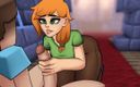 Visual Novel Collect LoveSkySan: Minecraft hentai geiles handwerk - teil 2 - alex handjob von loveskysan69