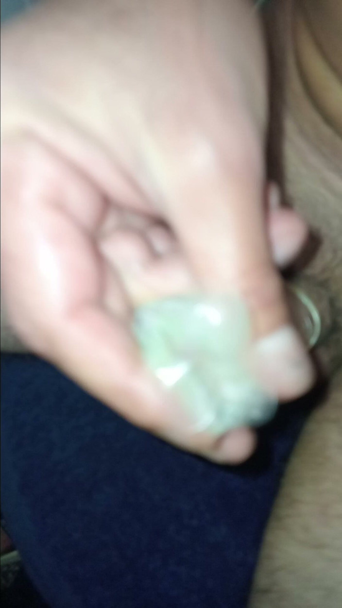 Pandora-DVA: Male Penis in a Condom Cums, Sperm Inside!