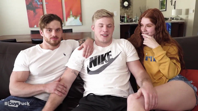 Bi Guys Fuck: Dustin Hazel rasga os boxeadores favoritos de Troy Daniel