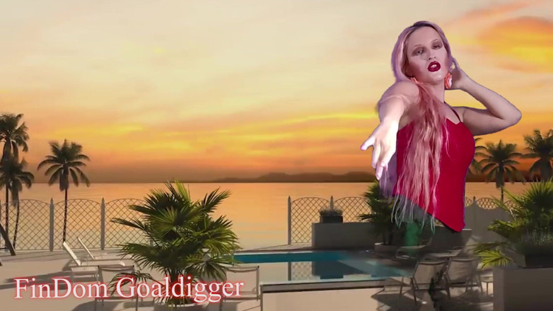 FinDom Goaldigger: Orgasmus ve volných rukou