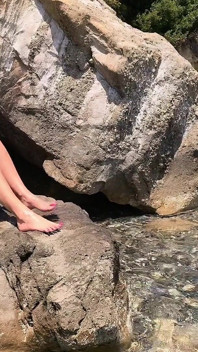 Tachinare de picioare la Plaja Sălbatică