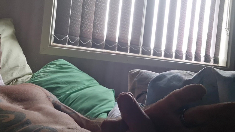 Acez: Masturbarse, bordeando polla suave provocación pre cum