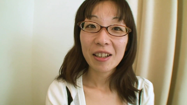 Japan Lust: Japanese nerdy housewife, Nobuko hungry for a hard cock