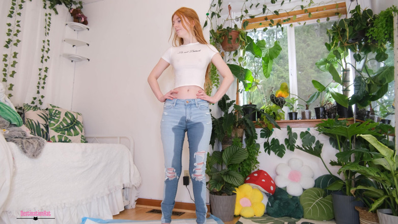 Destination Kat: Wet Jeans and Panty
