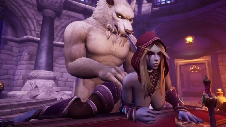 Wraith ward: Manusia sriptis ngentot peri tengah malam dari belakang