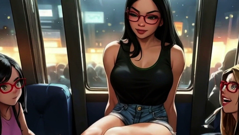 Spicy Toons: Lin Gets Fucked on the Train