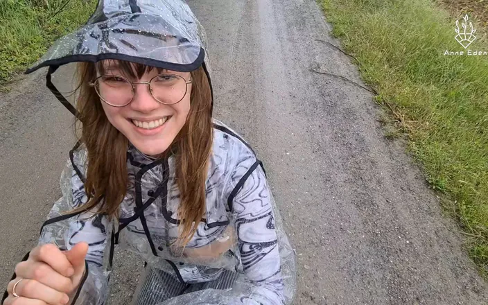 Anne Eden: First Time Wet Sex in the Rain
