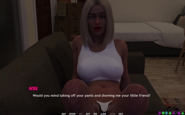 Porny Games: Nora Boos Geschichte von Moonest - ein neuer cuckold wurde geboren (1)