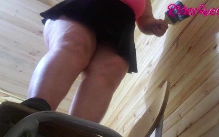 Riderqueen BBW Step Mom Latina Ebony: Suscriptor - Sexy BBW and Her Cabin Pt3