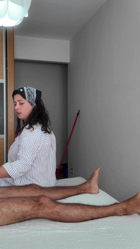 Ik trek me af voor de schoonmaakster in het hotel